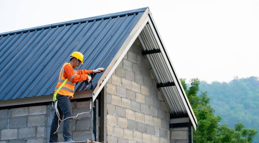 Professional metal roof installation in Homer, MI